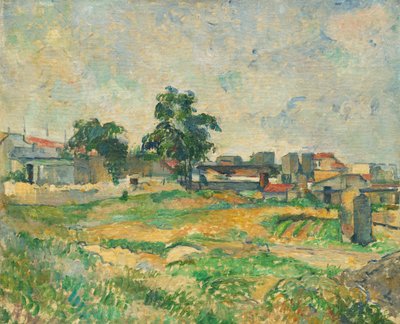 Landscape Near Paris, c. 1876 by Paul Cézanne